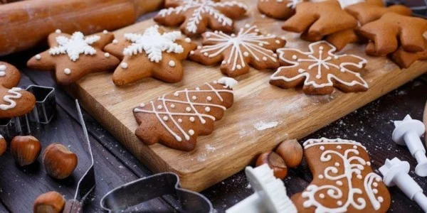 Lebkuchen Plätzchen Lebkuchenrezept Pfefferkuchen zu Weihnachten
