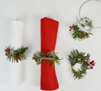 Weihnachtliche Serviettenringe – 45 festliche DIY-Ideen zum Nachmachen