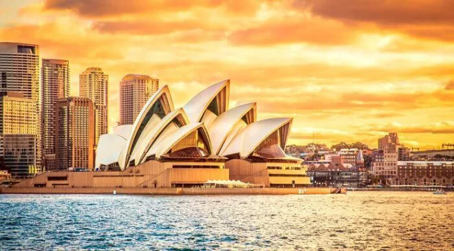 Australien 7 Sehenswürdigkeiten die Oper von Sydney Symbol des Landes