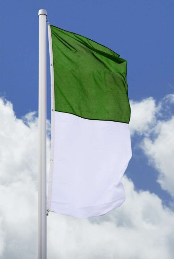 Gartenfahnen und Flaggen Schutzenfahnen grün weiß