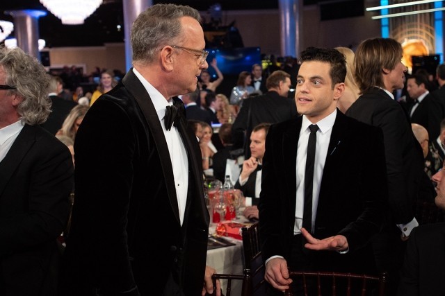 Golden Globe Awards 2020 Tom Hanks und Rami Malek im Gespräch