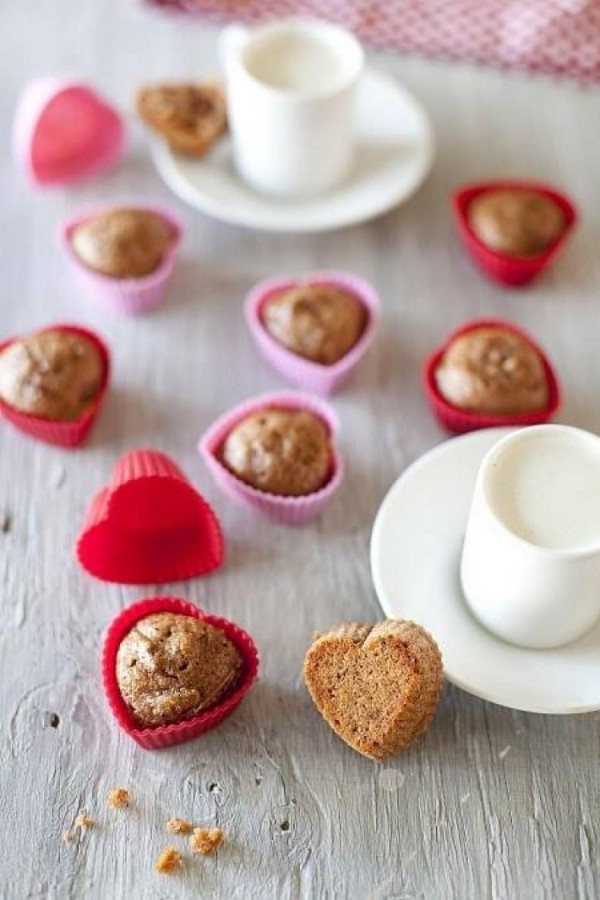 Herzchen - tolle Idee für den Valentinstag Frühstück
