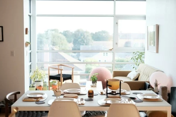 Japandi Wohntrends 2020 Esstisch Wohnbereich Inneneinrichtung Ideen