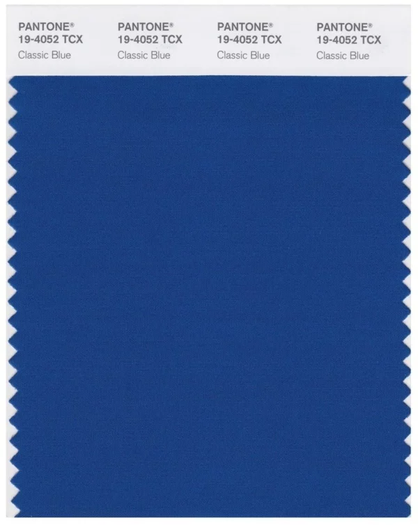 Pantone Farbe des Jahres 2020 klassisches Blau Classic Blue