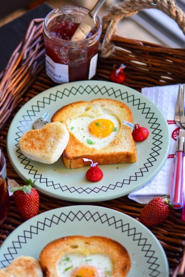 Valentinstag Frühstück einfache Ideen einfache Rezeptideen