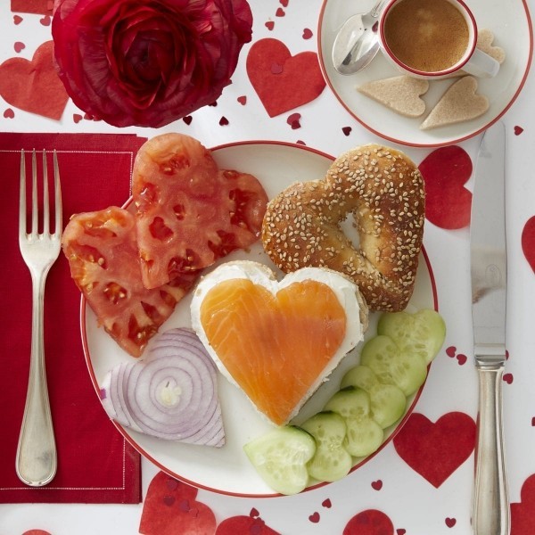 Valentinstag Frühstück - gesund essen Ideen