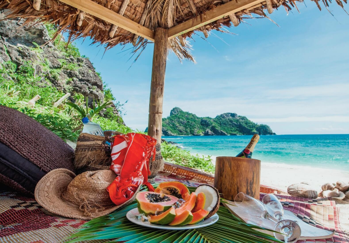 Reiseziele zum Valentinstag Fidschi-Inseln schöne Natur und exotisches Essen entdecken
