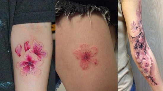 coole kirschblüten tattoo ideen