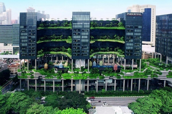 Biophilie Biophiles Design Wohntrends 2020 lebendes Gebäude