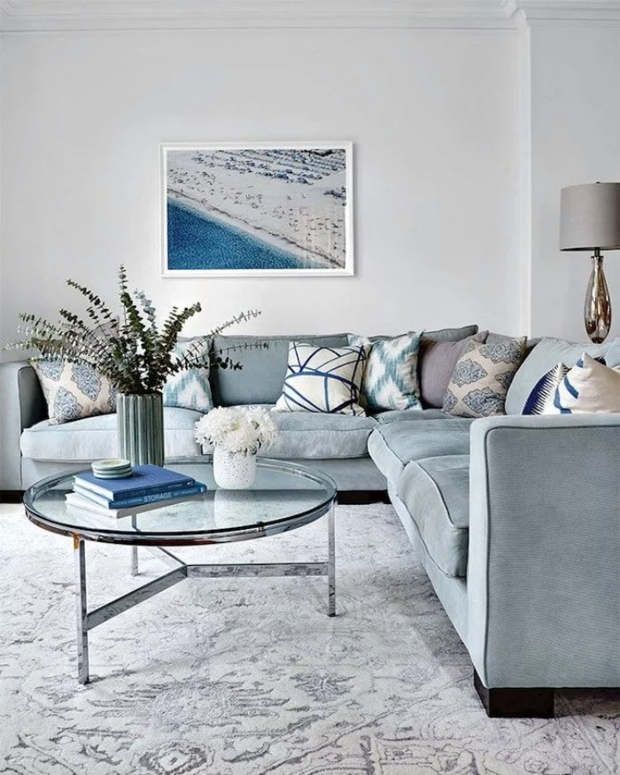 Geheimnisse des Innendesigns enthüllt komfortables Wohnzimmer Couch in Grau