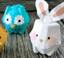 Basteln mit Eierkarton zu Ostern – 39 kreative Bastelideen für Kinder und Erwachsene