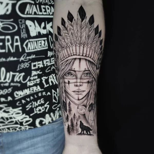 damenschmuck inspiration indianer tattoo