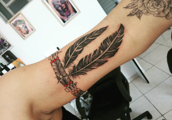 √ Indianer Feder Tattoo Vorlage 49 Indianer Tattoos Neue