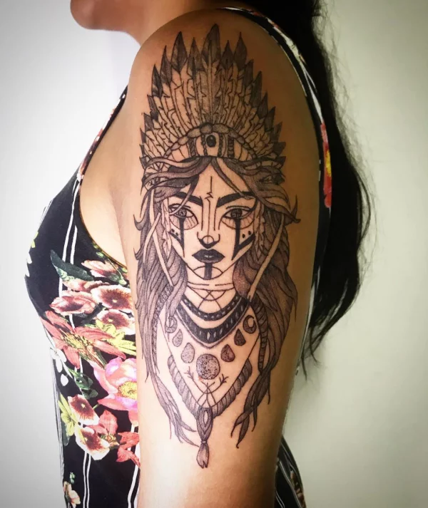 indianer tattoo trendige tattoo ideen