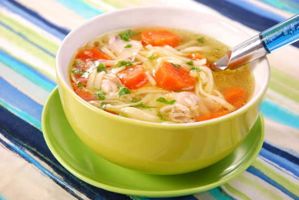 magenschonendes essen - suppen mit leckerem Gemüse