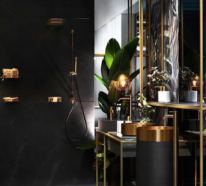 Badezimmer in Schwarz und Gold – ein Mix von Luxus, Stil und Extravaganz