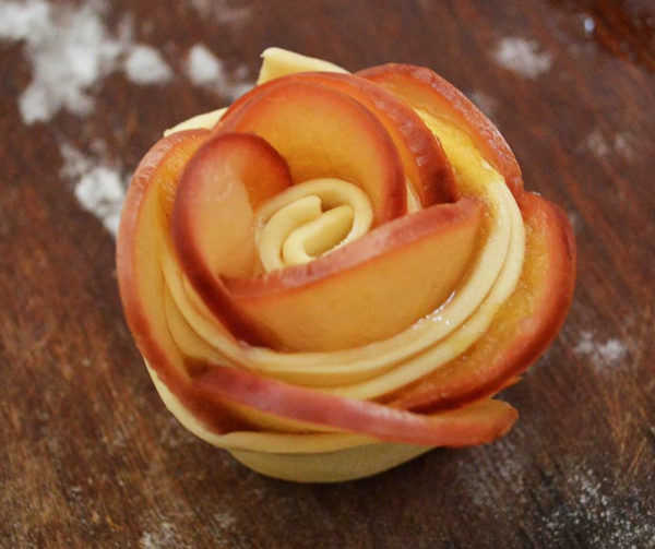 Blätterteig Rosen Apfel Rezept