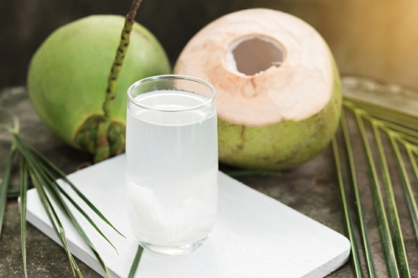 erfrischende Sommergetränke Kokosnusswasser traditionelle indische Getränke