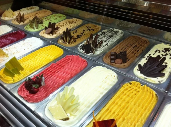 Ausgefallene Eissorten Coromoto Ice Cream Shop Merida Venezuela einzigartige Kreationen aus Eis