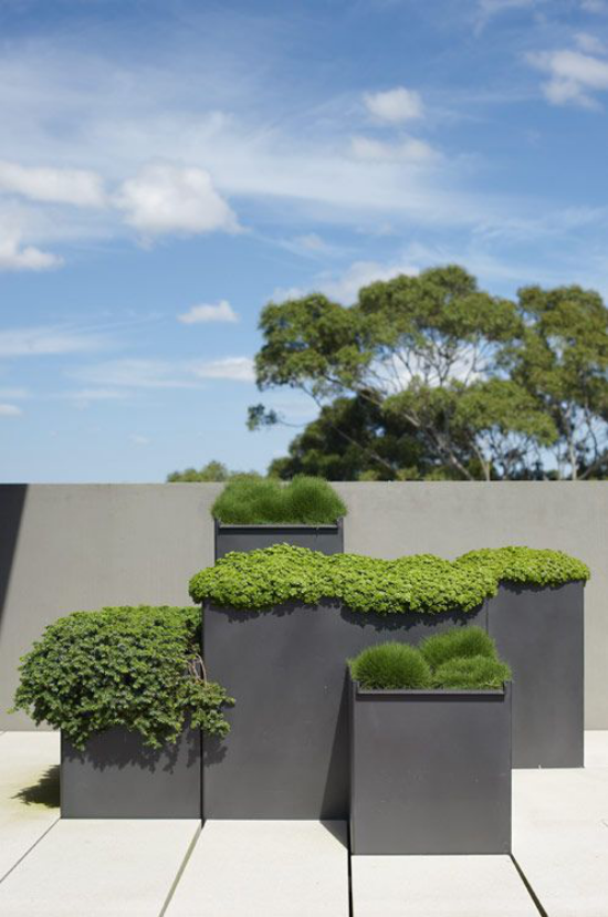 Blumentöpfe und Pflanzgefäße aus Zement Gartengestaltung in Industrial Style ideen