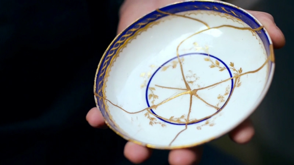 porzellan kleben keramik reparieren mit kintsugi