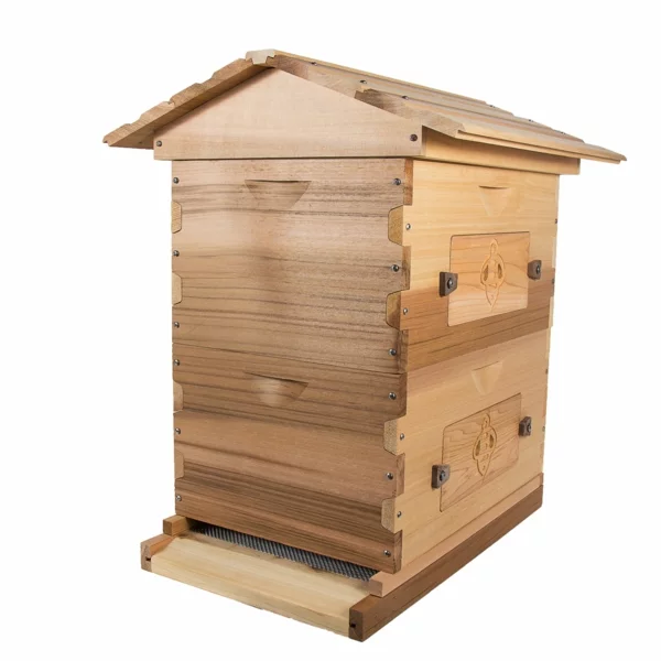 kreatives und praktisches DIY Projekt Bienenstock bauen aus Holz Bienenbeute selber bauen
