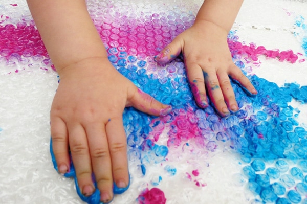 Fingermalfarben Kinderhände Fingerfarben Bilder