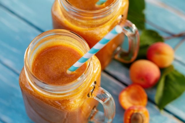 aprikosen smoothie gesund zubereiten