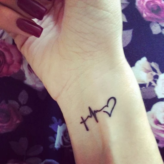 Handgelenk Glaube Liebe Hoffnung Tattoo