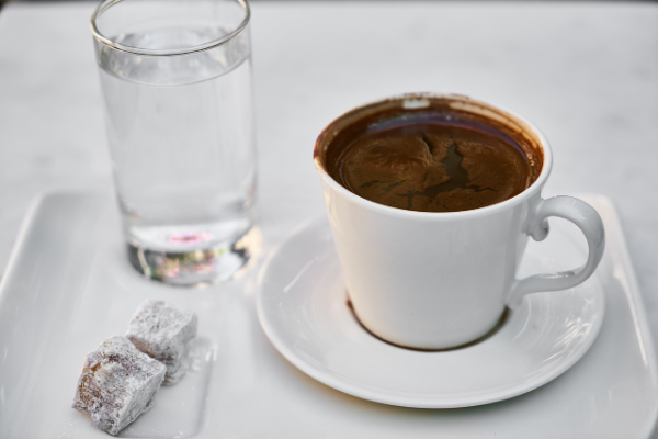 türkischer kaffee leckere kombination