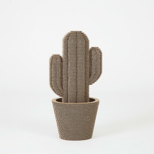 Pappmöbel Möbel aus Pappe Kaktus aus Karton