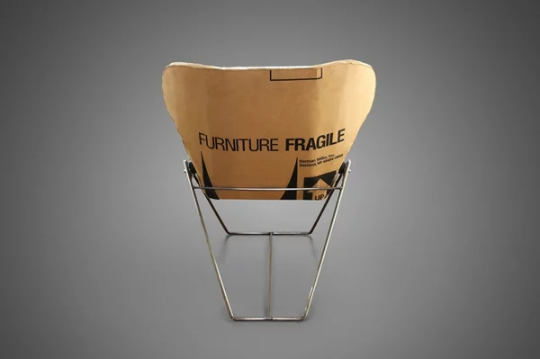Pappmöbel Möbel aus Pappe Metallgestell Karton re-ply