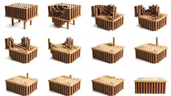 Pappmöbel Möbel aus Pappe david lee Designer