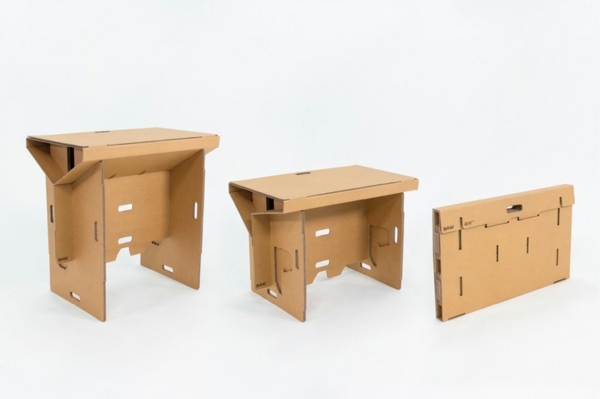 Refold Schreibtisch Pappmöbel Möbel aus Pappe