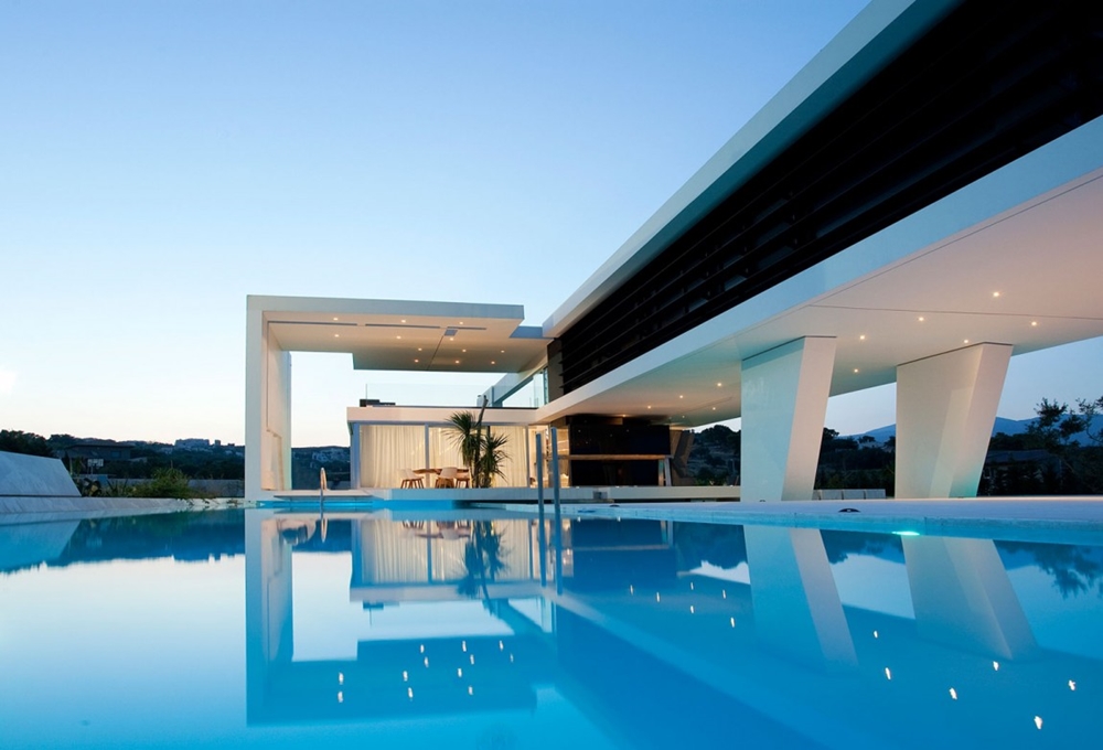 Schwimmbad Ideen - tolle moderne Häuser