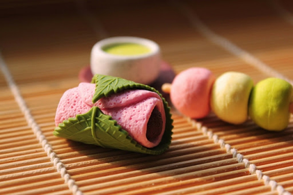 wagashi traditionelle japanische süßigkeiten namagashi teezermonie