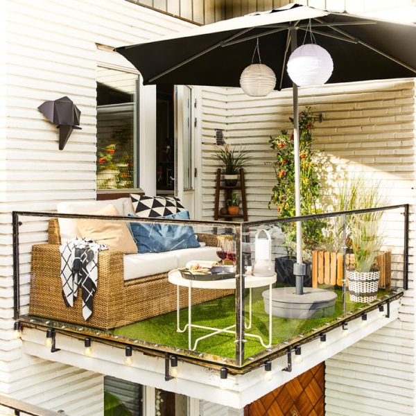 Die passenden Balkonmöbel für jeden Platzbedarf und weitere Tipps hübsche idee plan für balkon