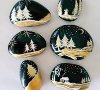 Steine bemalen zu Weihnachten – künstlerische Ideen und Tipps für eine festliche Winterdeko