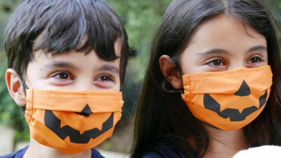 jack o lantern mundschutzmasken für kinder