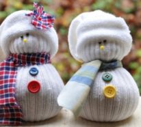 Weihnachtsdeko basteln aus alten Socken – kreative DIY Ideen für Schneemann, Wichtel und Co.
