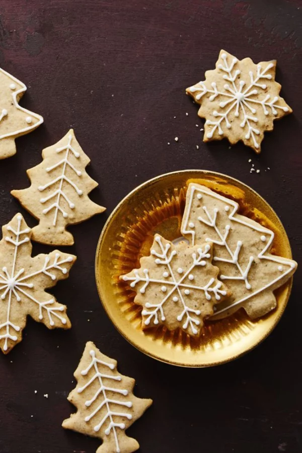 Köstliche Plätzchen Rezept Ideen für ein genussvolles Weihnachten minimalistische deko kekse
