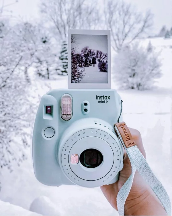 Polaroid Fotos im Winter