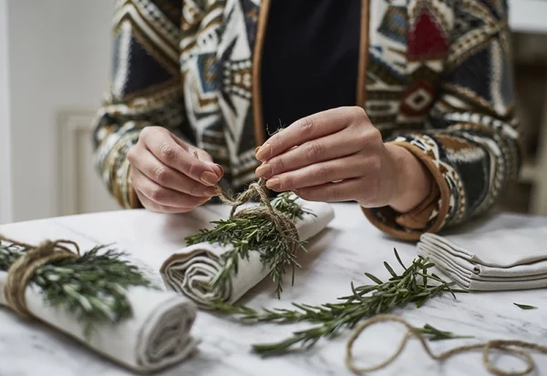 Serviettenringe basteln zu Weihnachten – Stilvolle Ideen und Anleitungen für eine festliche Tischdeko mit naturmaterialien basteln