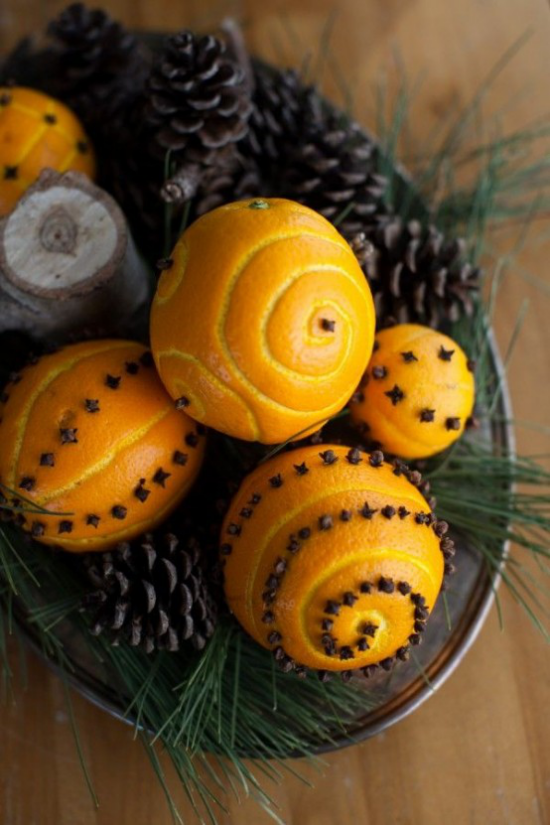 Weihnachsdeko 3 Must-Haves weihnachtliche Aromen Orangenduft Gewürznelken