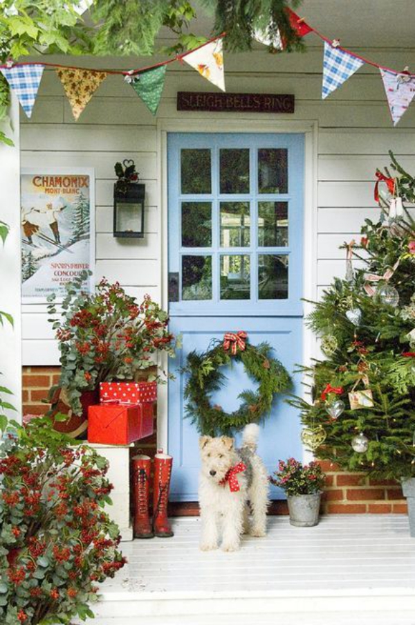 Weihnachtsdeko vor der Haustür – Ideen und Tipps für mehr festliche Stimmung kreative deko vortür