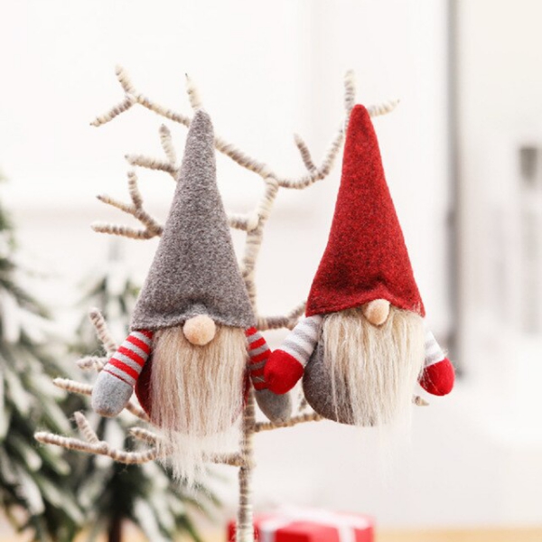 Weihnachtswichtel basteln – Ideen und Anleitung für eine fantastische Winterdeko tomte ornamente nisse christbaum