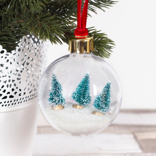 Winterlandschaft basteln – weihnachtliche Ideen, fantastisch einfache Anleitungen und Tipps ornament weihnachten bäume