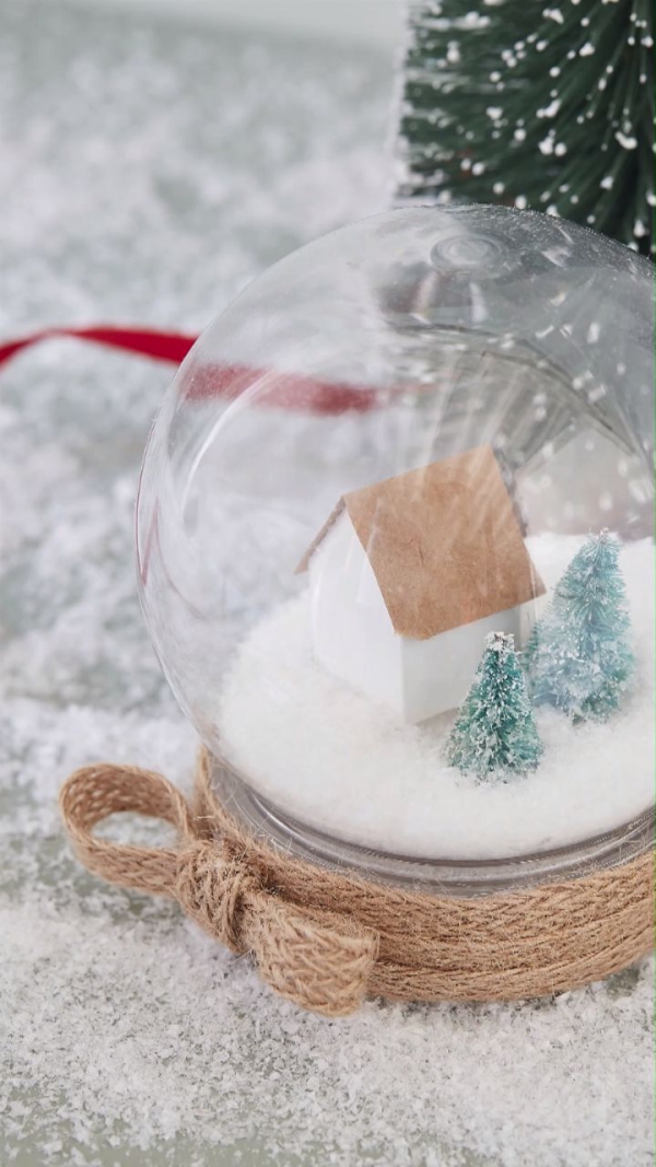 Winterlandschaft basteln – weihnachtliche Ideen, fantastisch einfache Anleitungen und Tipps schneekugel diy einmachglas
