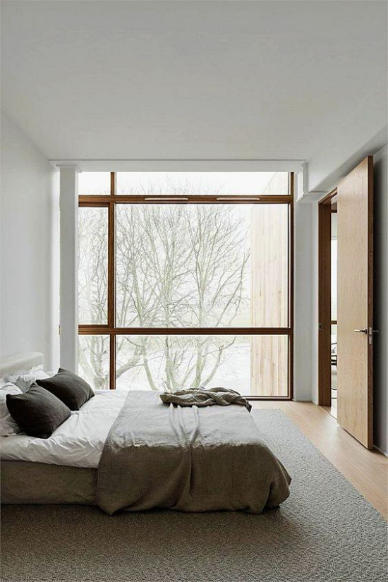 Zen Schlafzimmer ruhige ausgewogene Atmosphäre einen erholsamen Schlaf genießen