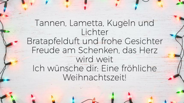 Weihnachtskarte schreiben Lustige Weihnachtssrpüche für Familie und